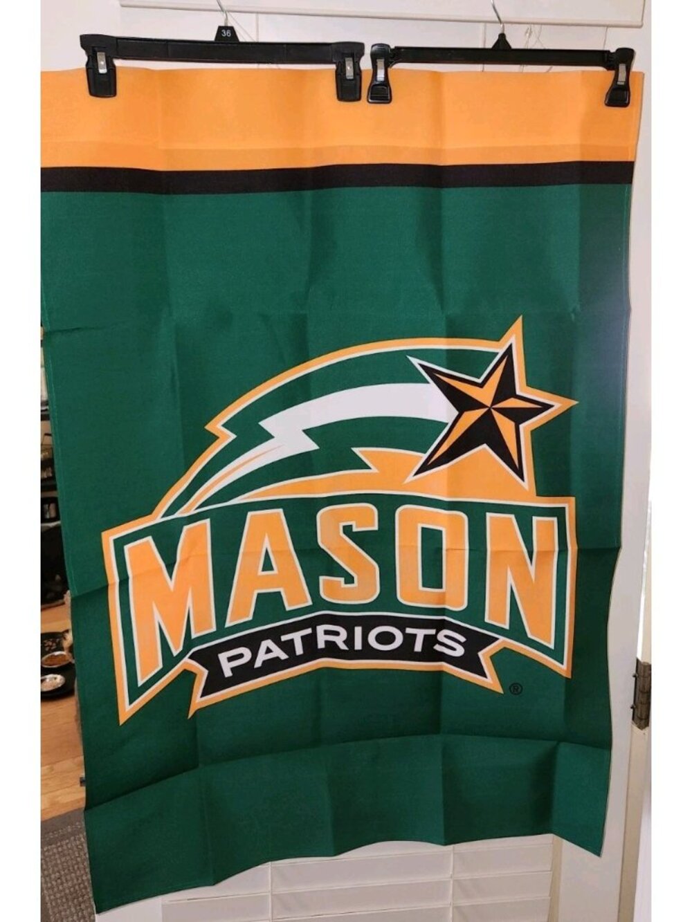 George Mason University Patriots Flag GMU aprx 3.5 x 2.5